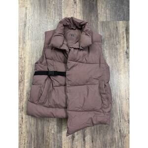 Zara Women's Puffer Vest with Belt